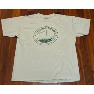 Vintage 90s Victory Chimes Windjammer Graphic XL T-shirt Sailboat Grunge Skater